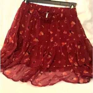 FREE PEOPLE SKIRT Sz SMALL ~ knee length